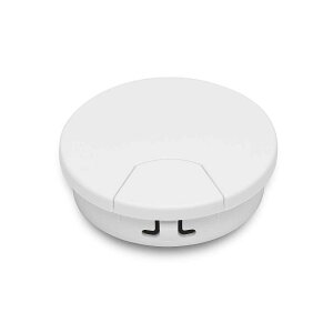 �X�K�c�l�H�� LAMP �z���E�L���b�v LS50F-WT ���p �P�[�u���O�����b�g �J�J�o�[�t�� �z���C�g ABS���� 45mm���a UL94V-0�K�� �����^�b�`��t 0.8�`2.0mm���Ή� ����� �{�b�N�X�� 210-045-891