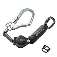 藤井電工 ツヨロン ランヤード TL-RA91SV-21KSB-130KG-R23 ロック装置付き常時巻取型 1600mm 650g フック…