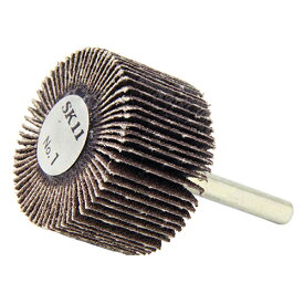 SK11 フラップホイル 40X25X6/#60 軸径6mm 粒度60 電気ドリル エアーグラインダー用 金属 木工の研磨 サビ落とし 塗装はがしに