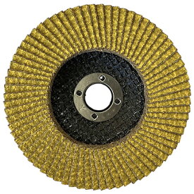 SK11 狂研多羽根ディスク 125mm 40粒度 セラミック砥粒 22mm穴径 SHTOPS12503 鉄 難削材の研削 黒皮はがし 溶接ビード サビ取りに