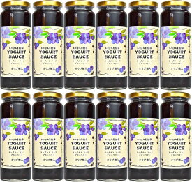 ブルーベリーヨーグルトソース12本セット　オリゴ糖入　フルーツソース　定番人気商品　 山形　ヨーグルト　ブルーベリー