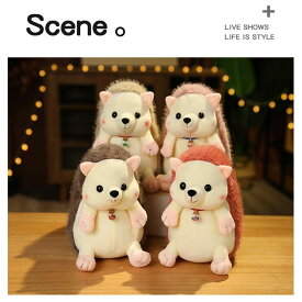 ぬいぐるみ ハリネズミ 雑貨 おもちゃ ふわふわ 動物 抱き枕 ギフト 贈り物 店飾り クリスマス プレゼント お誕生日 15cm