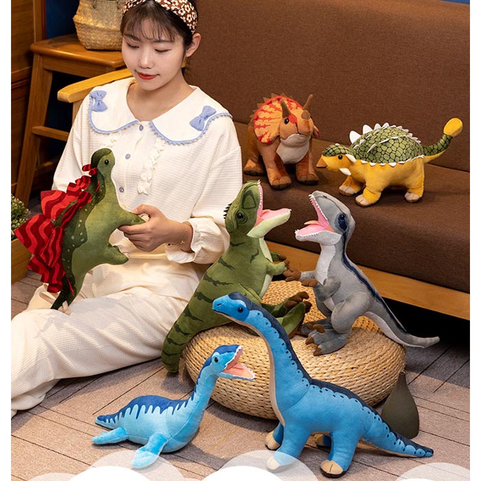 【楽天市場】恐竜 ぬいぐるみ リアル 小さな恐竜 抱き枕 アニマル