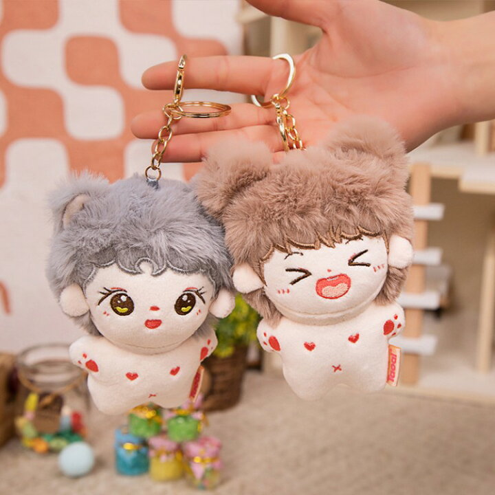 楽天市場】キーホルダー ぬいぐるみ キャラクター韓国 バッグチャーム 