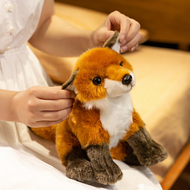 楽天市場】狐 キツネ ぬいぐるみ 動物 抱き枕 かわいい 置物 