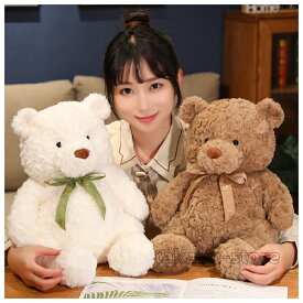 クマ ぬいぐるみ テディベア ふかふか熊 ネクタイ付き クマ おもちゃ くまさん 可愛い熊抱き枕 子供おもちゃ お人形 ギフト 贈り物 母の日 こどもの日 クリスマス 誕生日 プレゼント 25cm 40cm 50cm 70cm