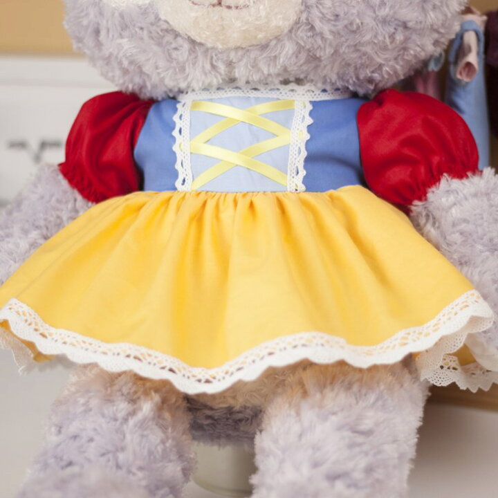 楽天市場】ぬいぐるみ 服 ぬいぐるみ用コスチューム しらゆきひめ服 