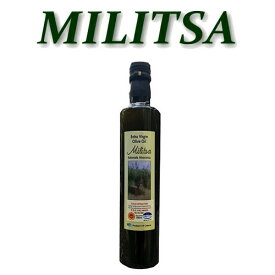 オリーブオイル エキストラバージン コロネイキ ギリシャ カラマタ ノンフィルター コールドプレス PDO お中元 ギフト 500ml シングルエステート 地中海式ダイエット 内祝い 贈答 MILITSA ミリツァ