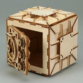 工作キット 夏休み 小学生 貯金箱 金庫 ダイヤル式 木製 クラフト 工作 手作りキット 工作セット 冬休み 小学校 子ども 自由工作 自由研究 木工 簡単 男の子 女の子 子供 大人 DIY 教育 知
