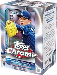 2025 Topps Chrome Baseball Value Box 2025 �g�b�v�X �N���[�� �x�[�X�{�[�� �o�����[�{�b�N�X