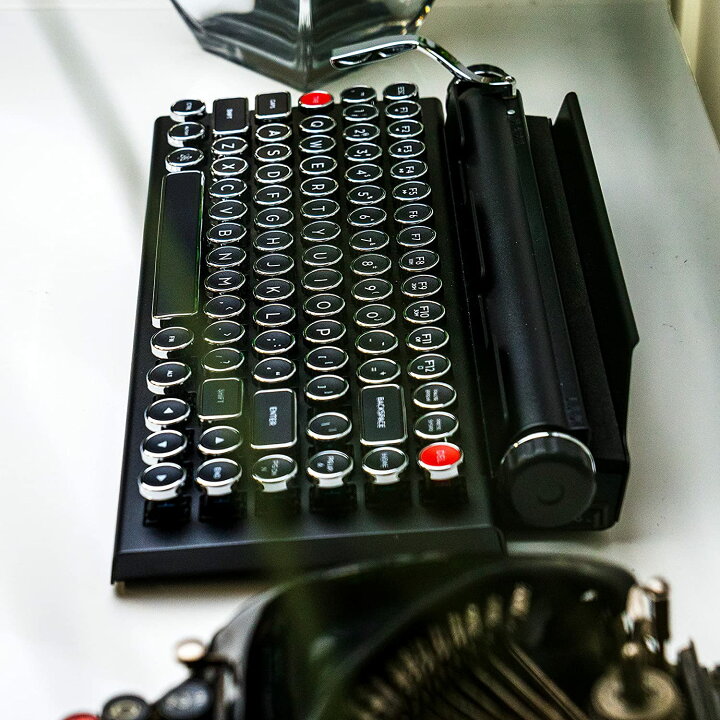 楽天市場】QWERKYTOYS Bluetoothキーボード レトロタイプライター US 