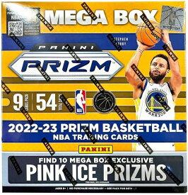 NBA 2022-23 Panini Prizm Basketball Card Mega Box (Pink Ice Prizms) パニーニ プリズム バスケットボール カード メガボックス (ピンク アイス プリズム)
