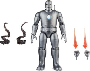 ハズブロ(HASBRO)MARVEL ハズブロ マーベルレジェンド・シリーズ アイアンマン(モデル01), アベンジャーズ 60周年記念 6インチ(15cm)サイズ アクションフィギュア, アクセサリー6個付き