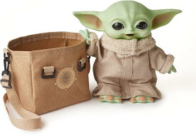 手を握るとおしゃべりします♪　MATTEL　ディズニー/ピクサー(Disney/PIXAR) 「スター・ウォーズ マンダロリアン」 グローグー ザ・チャイルド/プレミアム ソフトフィギュア　ぬいぐるみ　クリスマスプレゼント 誕生日プレゼント ギフト おくりもの 女の子 男の子