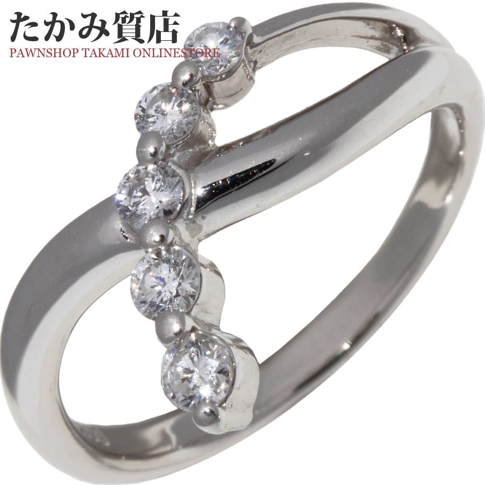 指輪(リング) Pt900 ダイヤ0.28ct 10.5号：たかみ質店店