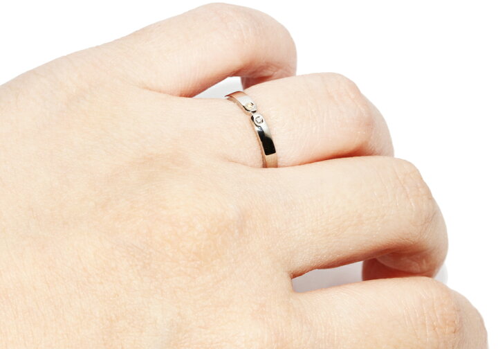 楽天市場】エルメス 指輪(リング) Pt950 ダイヤ2P(0.01ct) エヴァー  