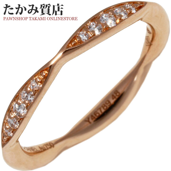 楽天市場】シャネル 指輪(リング) K18PG ダイヤ10P カメリア  