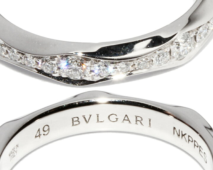 楽天市場】ブルガリ 指輪(リング) Pt950 フルパヴェダイヤ0.56ct イン 