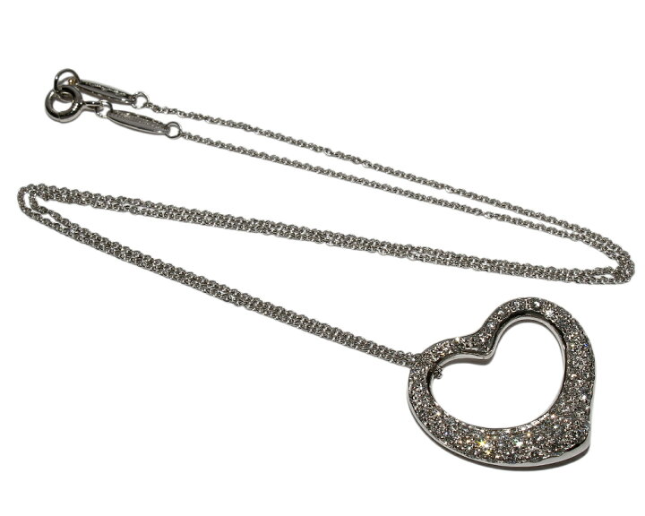 楽天市場】ティファニー ペンダントネックレス Pt950 ダイヤ パヴェ  