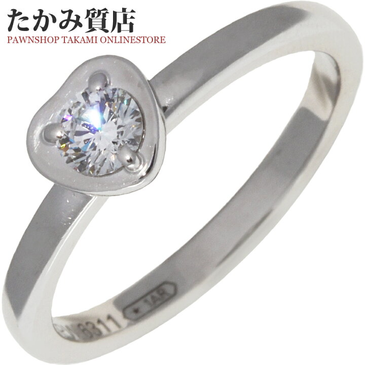 楽天市場】カルティエ 指輪 K18WG ダイヤ1P(0.13ct) ディアマンレジェ  