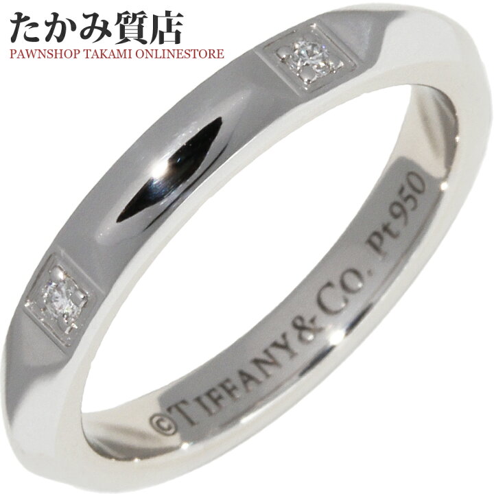 楽天市場】ティファニー 指輪 Pt950 ダイヤ5P(0.06ct) トゥルーバンド 