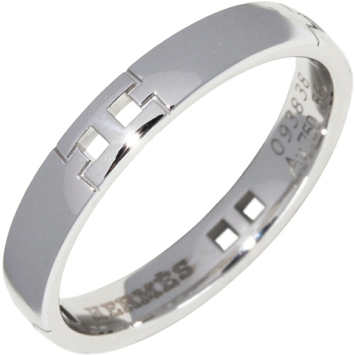 楽天市場】エルメス 指輪 K18WG ヘラクレスリング ミニ #56(15.5号  