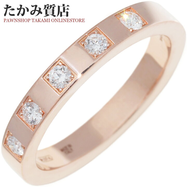 楽天市場】ブルガリ 指輪 K18PG ダイヤ5P(0.17ct) マリーミー 