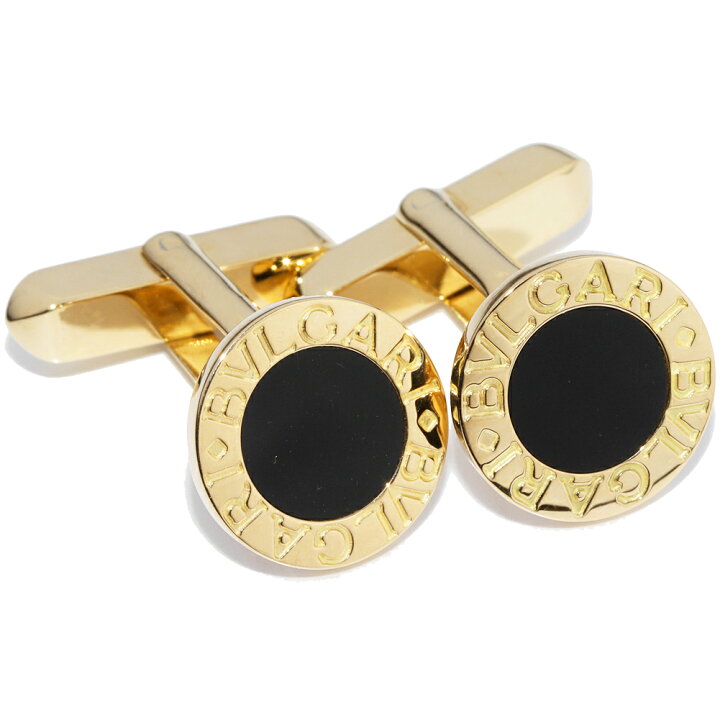 kps 差し出 激レア ブルガリ カフス オニキス BVLGARI カフス カフリンクス 