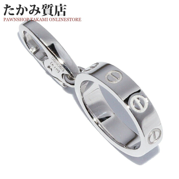 楽天市場】カルティエ チャーム ペンダントトップ K18WG ベビーラブ  