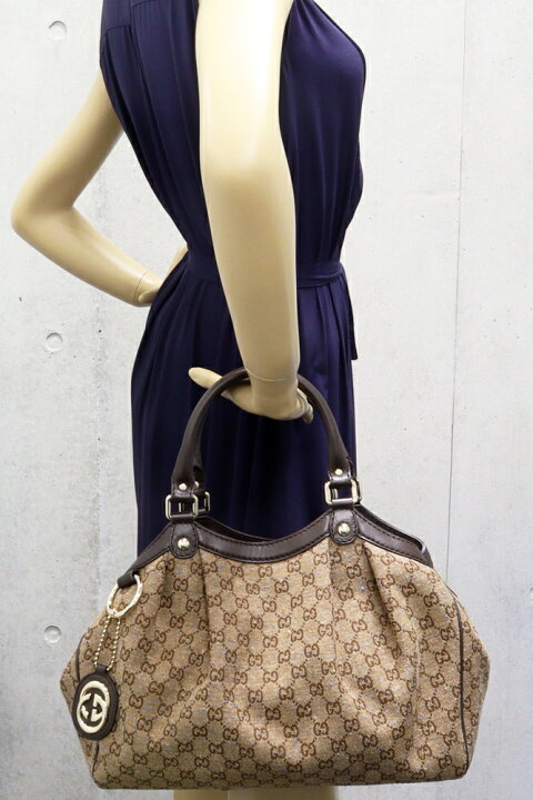 楽天市場】グッチ ハンドバッグ トートバッグ GGスーキーハンドバッグ  
