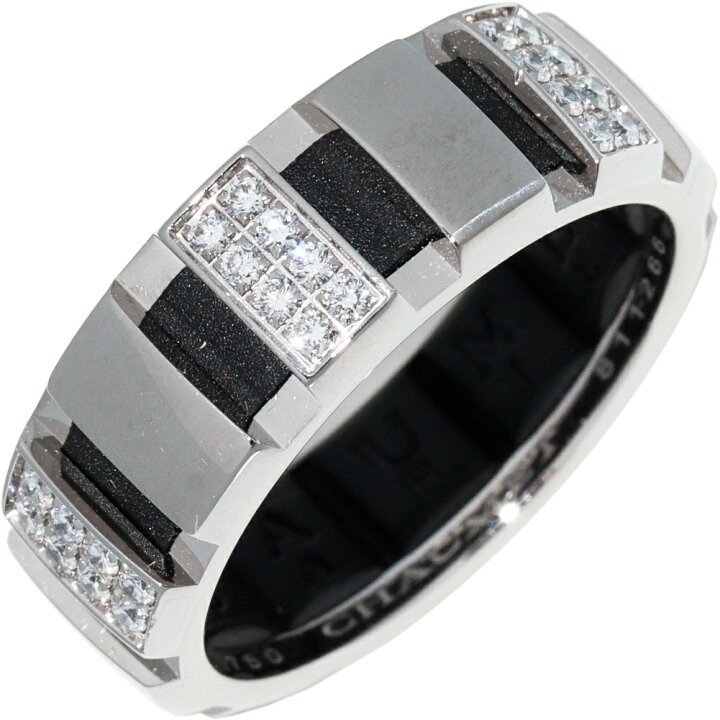 楽天市場】ショーメ 指輪 K18WG ラバー ハーフダイヤ48P クラスワン  