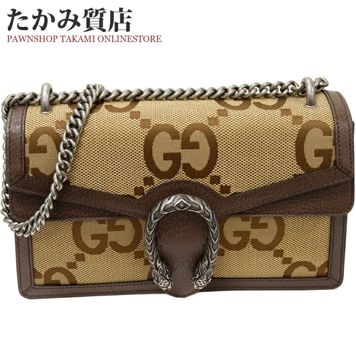 楽天市場】グッチ チェーンショルダーバッグ ハンドバッグ GGジャンボ  