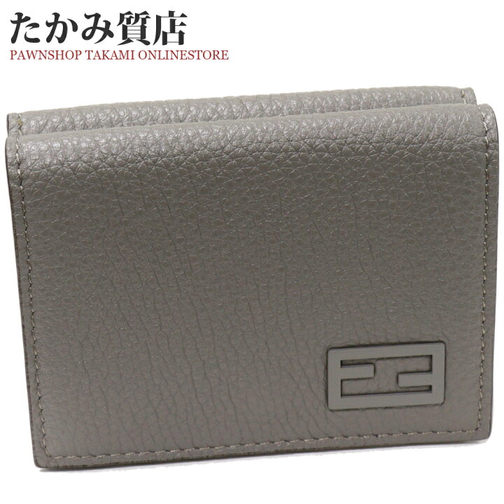 楽天市場】フェンディ 三つ折り財布(小銭入れあり) FFバケット カーフ 