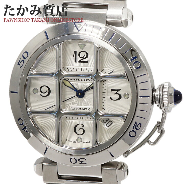 楽天市場】カルティエ パシャ グリッド W31040H3 メンズ : たかみ質店  