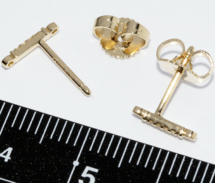 楽天市場】ティファニー ピアス K18YG ダイヤ0.03ct フルール ド リス 