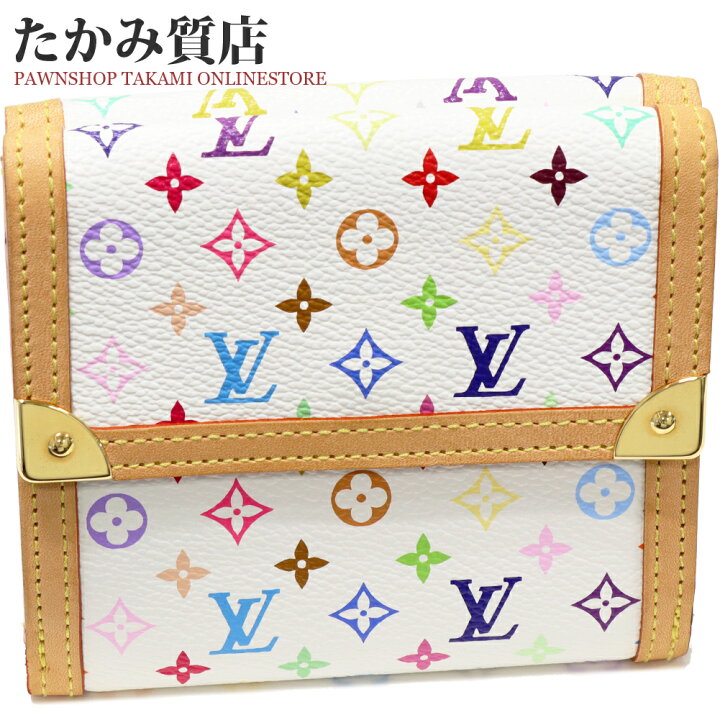 楽天市場】ルイヴィトン 二つ折り財布(小銭入れあり) Wホックサイフ  