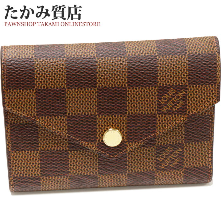 楽天市場】ルイヴィトン 三つ折り財布(小銭入れあり) ダミエ レッド  