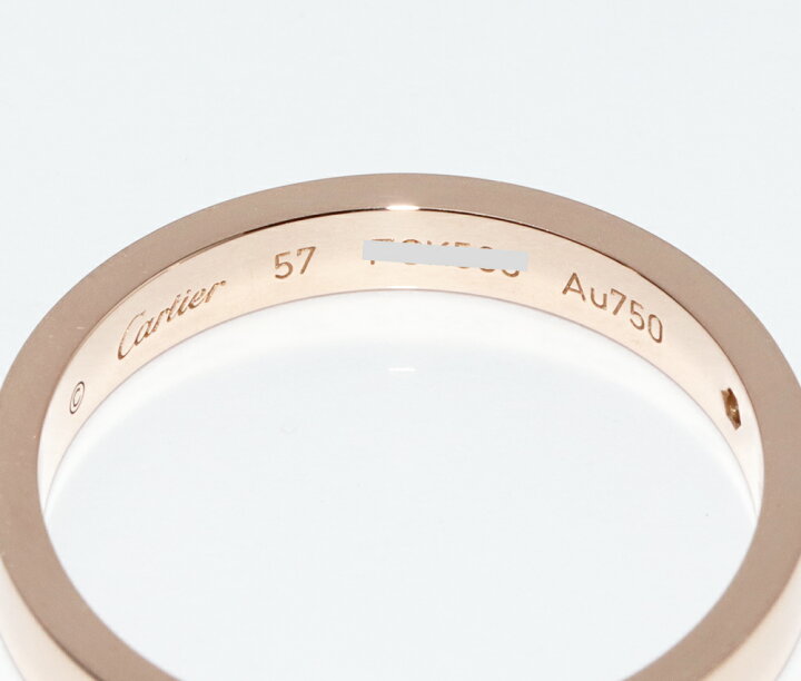 楽天市場】カルティエ 指輪 K18PG ダイヤ1P(0.03ct) Cドゥカルティエ  