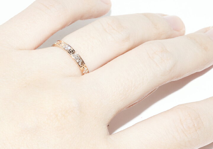 楽天市場】カルティエ 指輪 K18PG ダイヤ56P ラブリング スモール  