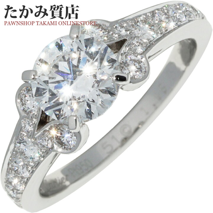 楽天市場】カルティエ 指輪 Pt950 ダイヤ1.15ct(E-VS1-VERYGOOD-NONE  