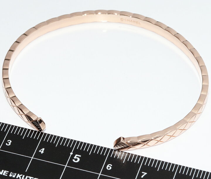 楽天市場】シャネル バングル ブレスレット K18PG ココクラッシュ  