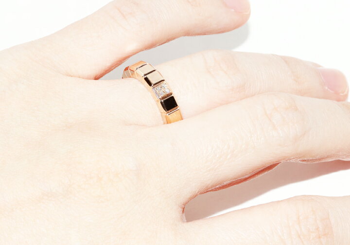 楽天市場】ショパール 指輪 K18PG ダイヤ4P アイスキューブリング 82  