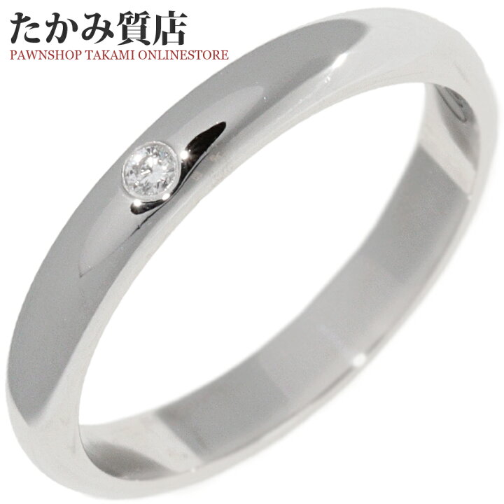 楽天市場】カルティエ 指輪 Pt950 ダイヤ1P(0.01ct) クラシック  