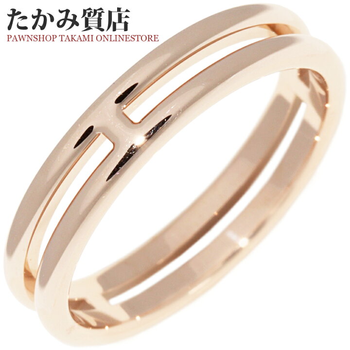 楽天市場】エルメス 指輪 K18PG アリアンヌリング H119836B 00046 #50  