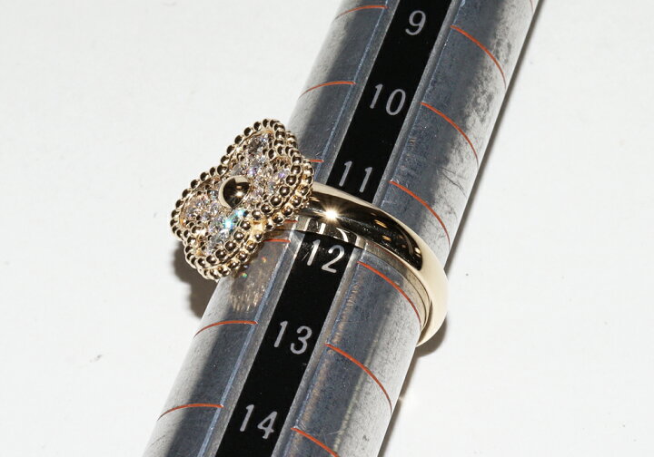 楽天市場】ヴァンクリーフ＆アーペル 指輪 K18YG ダイヤ12P(0.48ct 