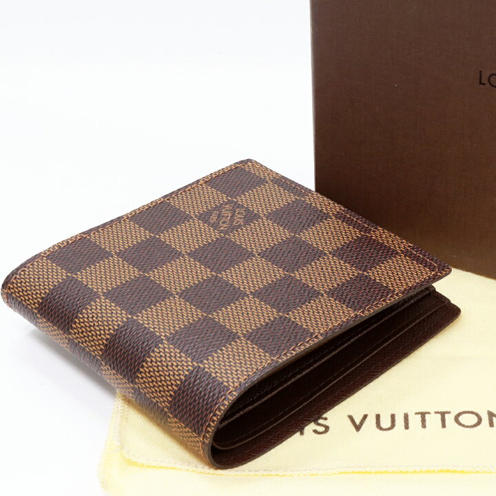 楽天市場】ルイヴィトン 二つ折り財布(小銭入れあり) ダミエ  