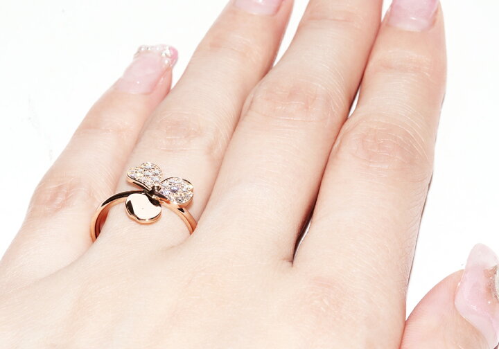 楽天市場】ティファニー 指輪 K18PG ダイヤ19P ペーパーフラワーリング  