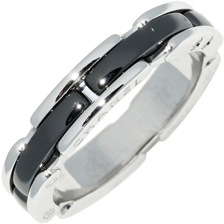 楽天市場】シャネル 指輪 K18WG ブラックセラミック J12 ウルトラ  