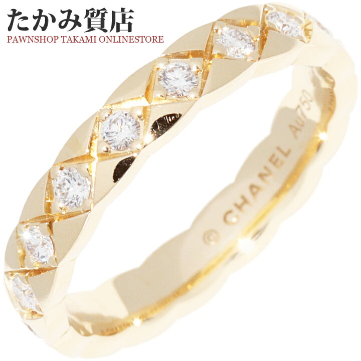 楽天市場】シャネル 指輪 K18YG ダイヤ18P(約0.35ct) ココクラッシュ  