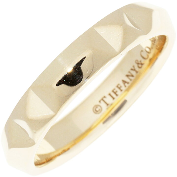 楽天市場】ティファニー 指輪 K18YG トゥルーバンドリング 幅4ミリ 約  